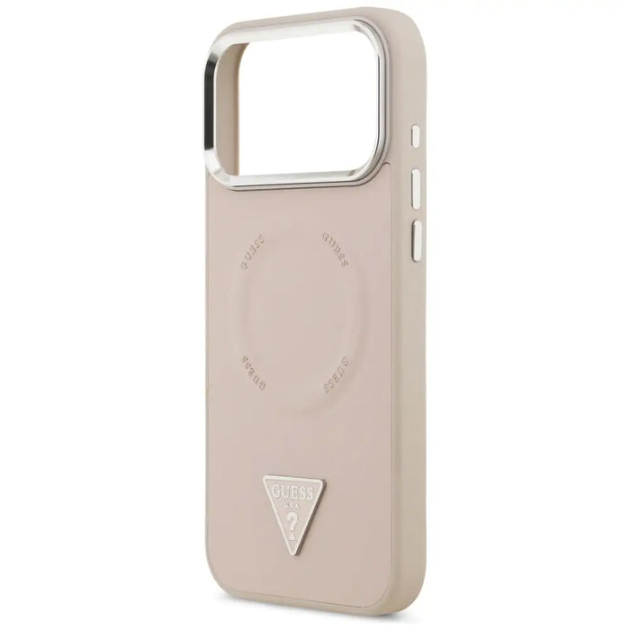 Guess Triangle Logo MagSafe Case for iPhone 17 Pro Max - Pink - Cell phone cases and covers<<<HurtelXML