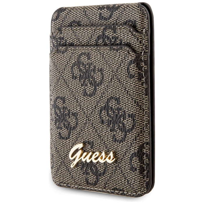 Guess Wallet Card Slot Stand GUWMSHG4SHW case - brown MagSafe 4G Classic Logo - Cell phone cases and covers<<<HurtelXML