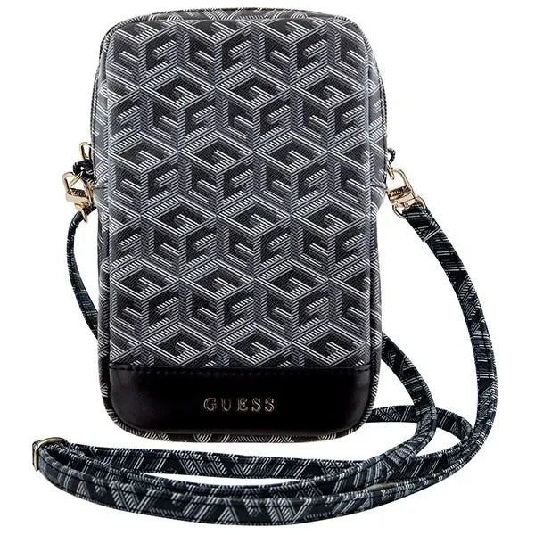 Guess Zip GCube Bottom Stripe phone bag - black - Others<<<HurtelXML