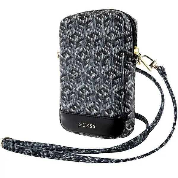 Guess Zip GCube Bottom Stripe phone bag - black - Others<<<HurtelXML