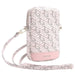 Guess Zip GCube Bottom Stripe phone bag - pink - Others<<<HurtelXML