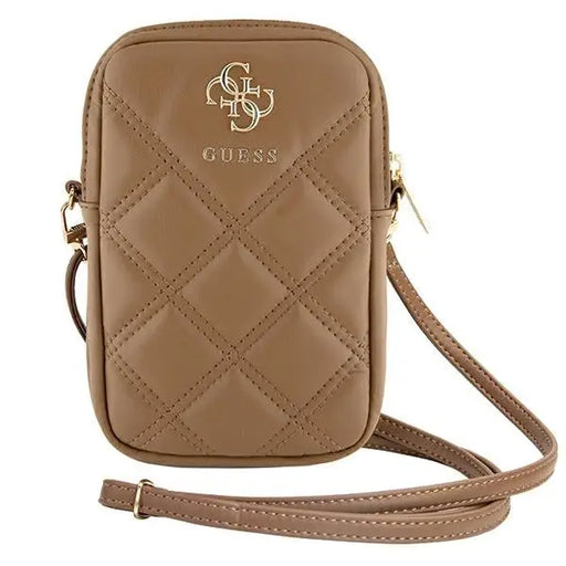 Guess Zip Quilted 4G bag - brown - Laptop bags<<<HurtelXML