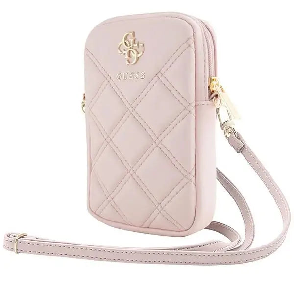 Guess Zip Quilted 4G bag - pink - Others<<<HurtelXML