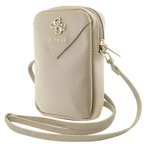 Guess Zip Triangle 4G phone bag - gold - Others<<<HurtelXML