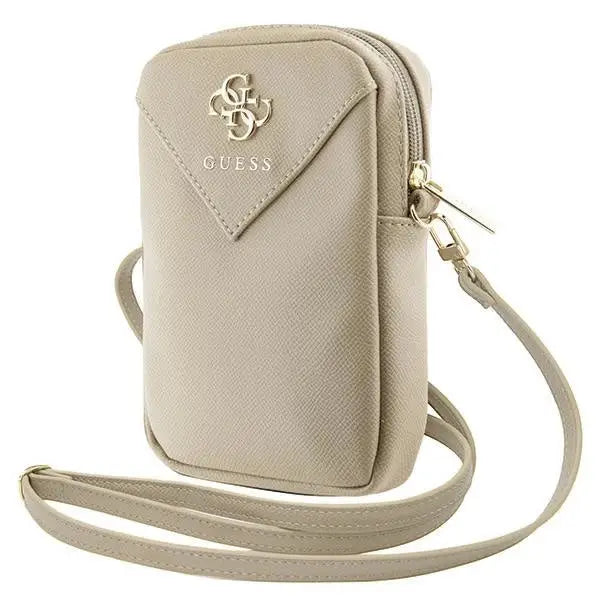 Guess Zip Triangle 4G phone bag - gold - Others<<<HurtelXML