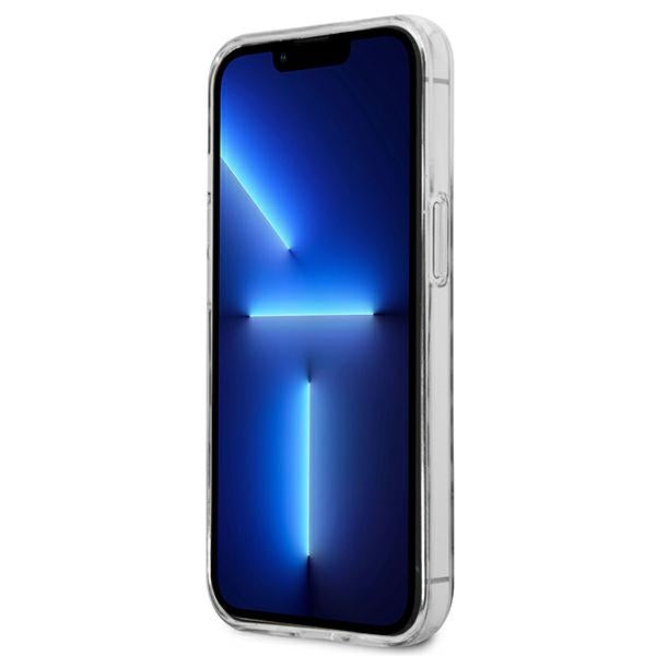 Guess GUHCP13LHSLEOK iPhone 13 Pro / 13 6.1&quot; grey/grey hardcase Leopard