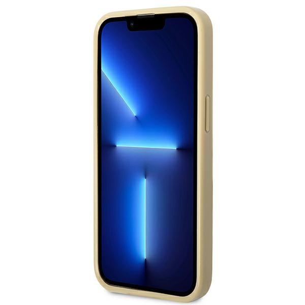 Guess Glitter Script Case for iPhone 14 Pro - Gold