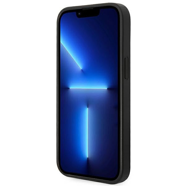 Guess Glitter Script Case for iPhone 14 Plus - Black