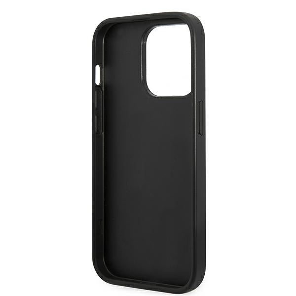 Guess Glitter Script Case for iPhone 14 Pro - Black