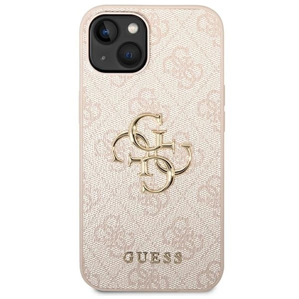 Guess GUHCP14S4GMGPI iPhone 14 6.1" pink/pink hardcase 4G Big Metal Logo