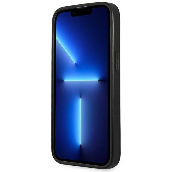 Guess GUHCP14LPSATLK iPhone 14 Pro 6.1&quot; black/black hardcase SaffianoTriangle Logo