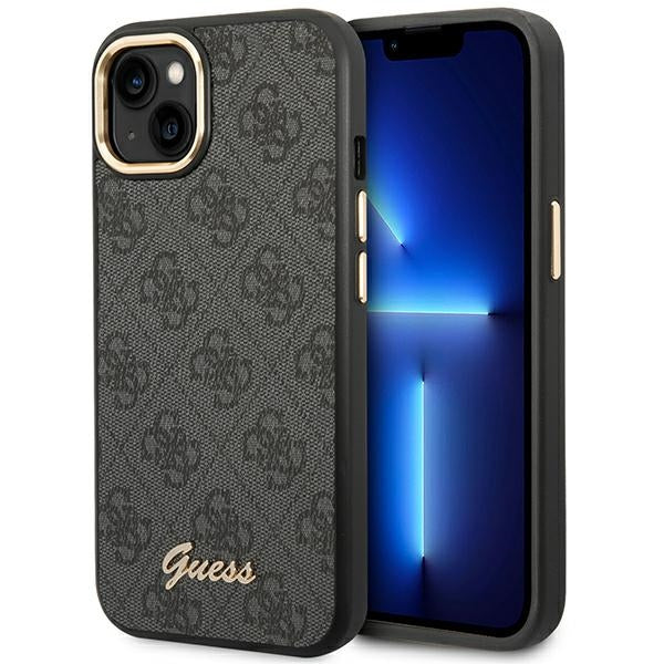 Guess GUHCP14MHG4SHK iPhone 14 Plus 6.7 &quot;black / black hard case 4G Vintage Gold Logo