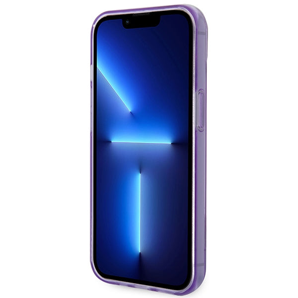 Guess GUHCP14MHGCOU iPhone 14 Plus 6.7 "violet / purple hardcase Translucent