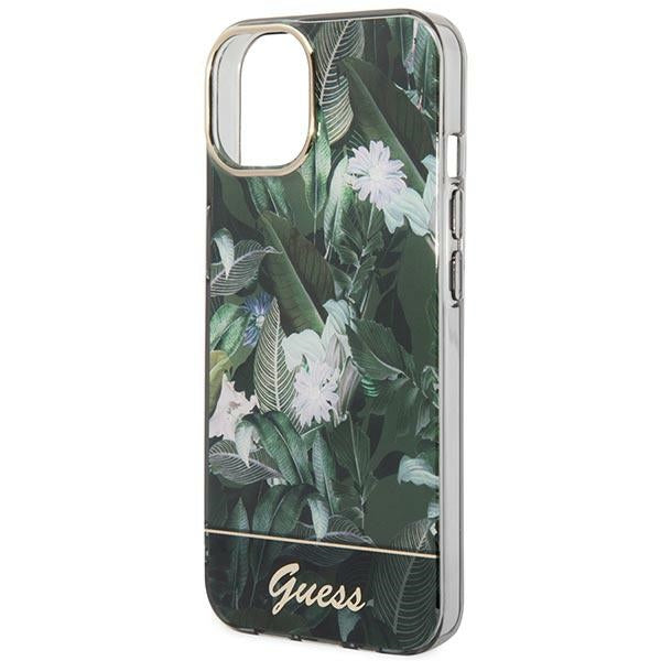 Guess GUHCP14MHGJGHA iPhone 14 Plus 6.7" green/green hardcase Jungle Collection