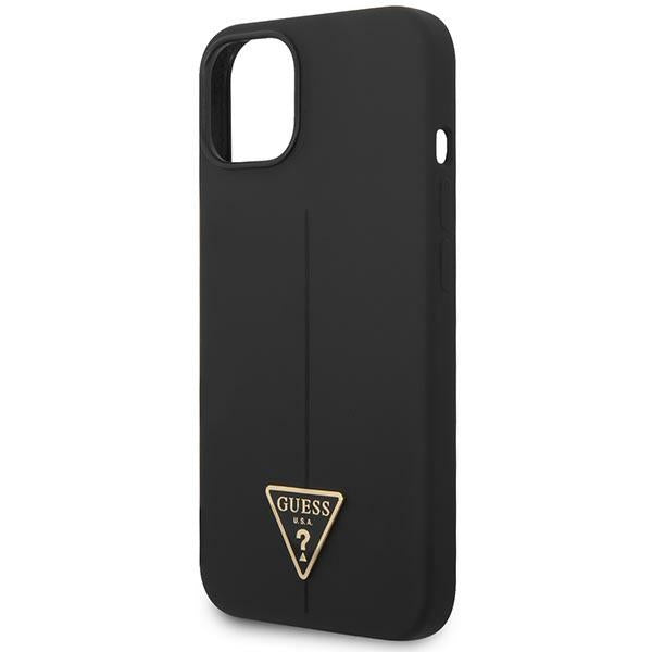 Guess GUHCP14MSLTGK iPhone 14 Plus 6.7&quot; black/black hardcase Silicone Triangle