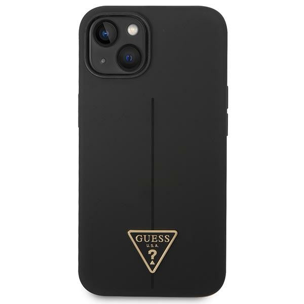 Guess GUHCP14MSLTGK iPhone 14 Plus 6.7&quot; black/black hardcase Silicone Triangle