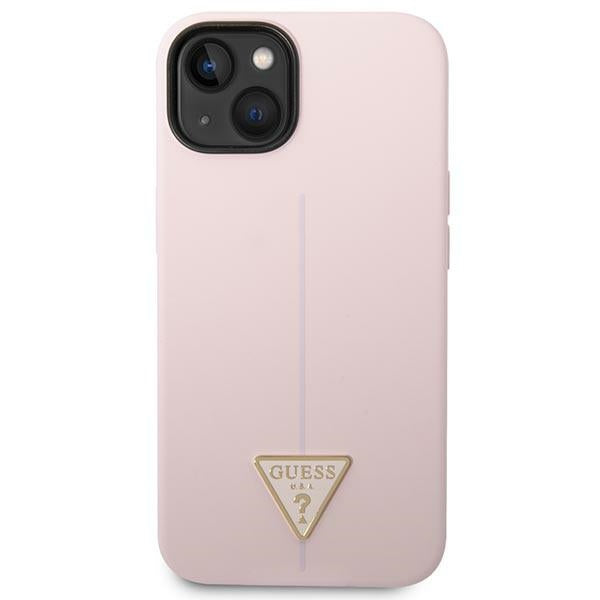 Guess GUHCP14MSLTGU iPhone 14 Plus 6.7 "purple / purple hardcase Silicone Triangle