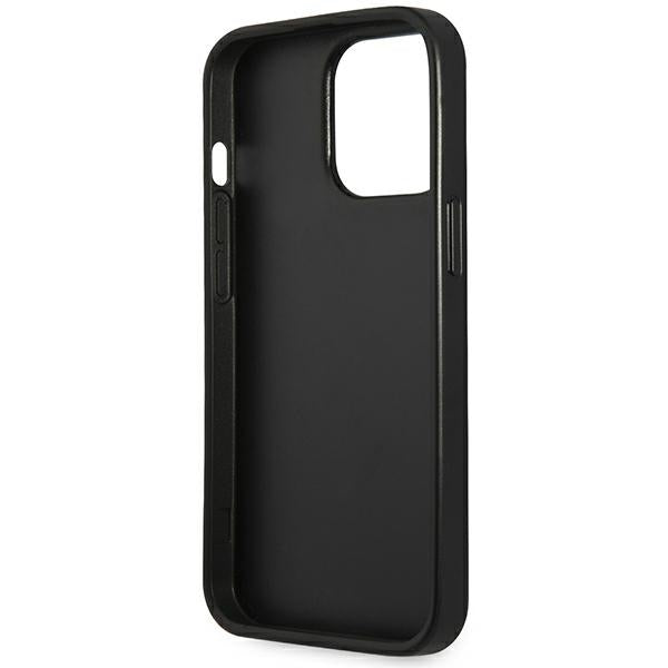 Guess GUHCP14XPSATLG iPhone 14 Pro Max 6.7 "silver / silver hardcase SaffianoTriangle Logo