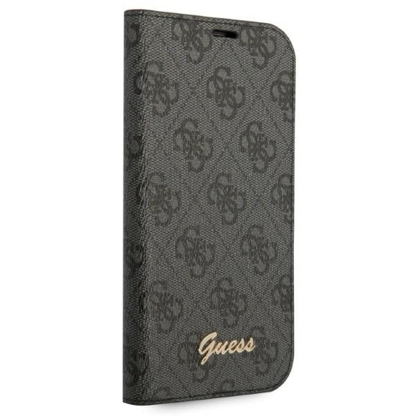 Guess GUBKP14SHG4SHK iPhone 14 6.1 "black / black book 4G Vintage Gold Logo