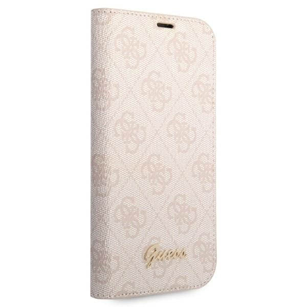 Guess GUBKP14SHG4SHP iPhone 14 6.1 "pink / pink book 4G Vintage Gold Logo