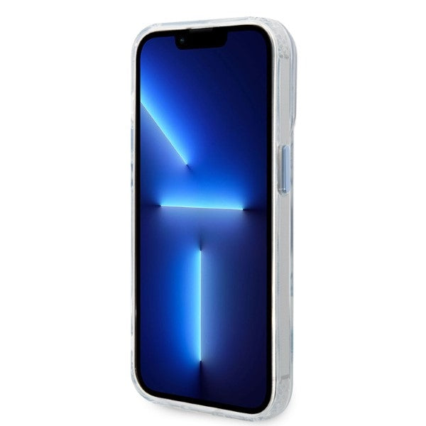 Guess GUHMP14XHTRMB iPhone 14 Pro Max 6.7" blue/blue hard case Metal Outline Magsafe