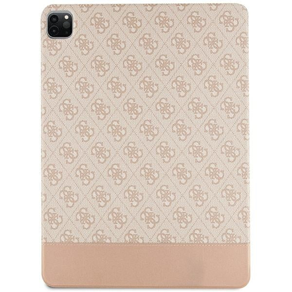 Guess 4G Stripe Allover case for iPad Pro 12.9" - pink