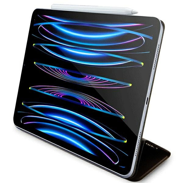 Guess 4G Stripe Allover case for iPad Pro 12.9" - brown