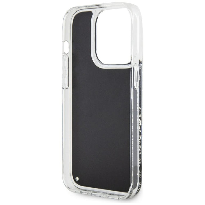 Guess GUHCP14LLCSGSGK iPhone 14 Pro 6.1" black/black hardcase Liquid Glitter Marble