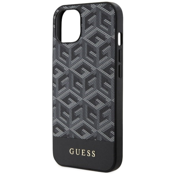 Guess GUHMP14SHGCFSEK iPhone 14 6.1" black/black hardcase GCube Stripes MagSafe