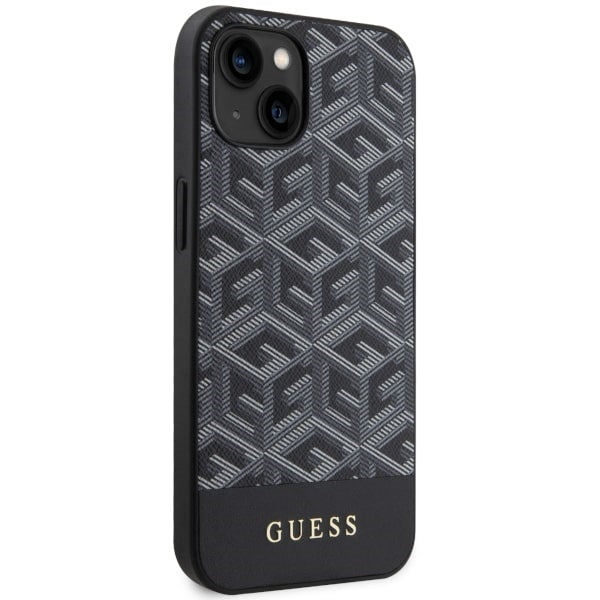 Guess GUHMP14SHGCFSEK iPhone 14 6.1" black/black hardcase GCube Stripes MagSafe
