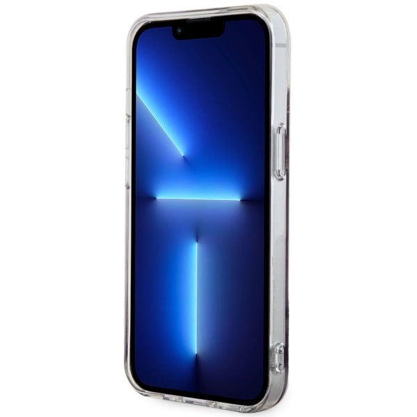 Guess GUHMP14SHTMRSU iPhone 14 6.1" purple/purple hardcase Golden Marble MagSafe