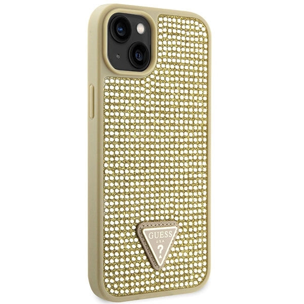 Guess GUHCP14MHDGTPD iPhone 14 Plus 6.7" gold/gold hardcase Rhinestone Triangle