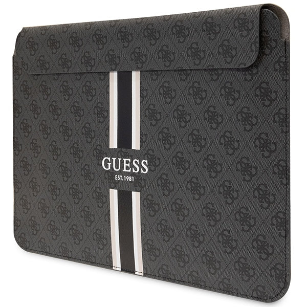 Guess 4G Printed Stripes cover for a 14" laptop - black