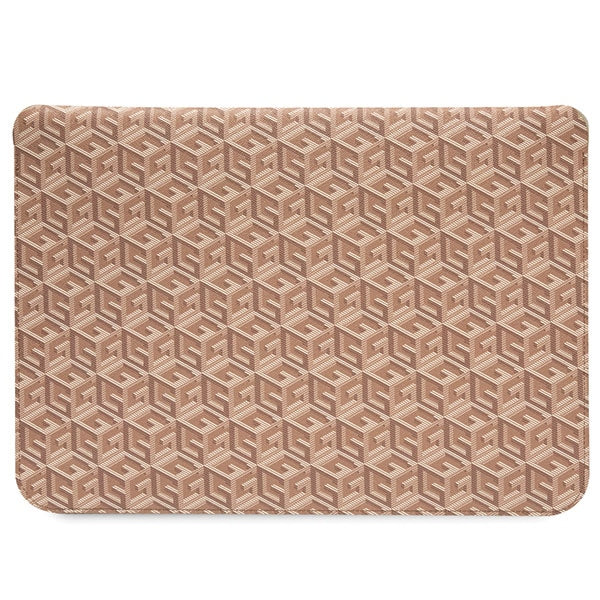 Guess GCube Stripes case for a 14" laptop - brown