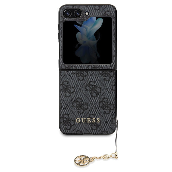 Guess 4G Charms Collection case for Samsung Galaxy Z Flip 5 - gray
