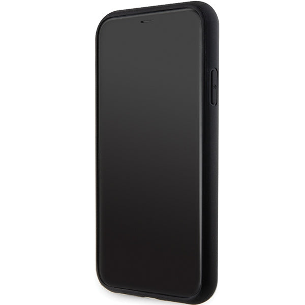 Guess GUHMN61PSAHMCK case for iPhone 11 / Xr - black Saffiano MagSafe