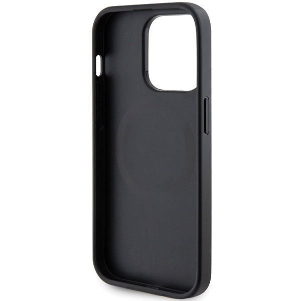 Guess GUHMP14XPSAHMCK case for iPhone 14 Pro Max 6.7" - black Saffiano MagSafe