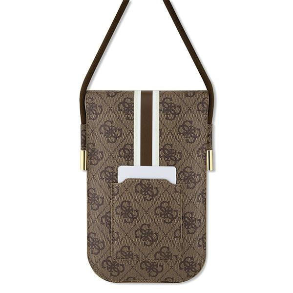 Guess GUOWBP4RPSW handbag - brown 4G Stripes