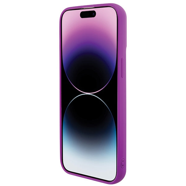 Guess Disco Metal Script case for iPhone 15 Pro Max - pink
