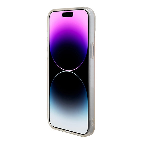 Guess GUHMP15MHITSP iPhone 15 Plus 6.7" pink/pink hardcase IML Iridescent MagSafe
