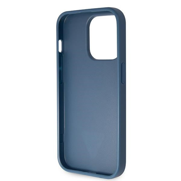 Guess GUHCP15LP4TDSCPB iPhone 15 Pro 6.1" blue/blue hardcase Crossbody 4G Metal Logo