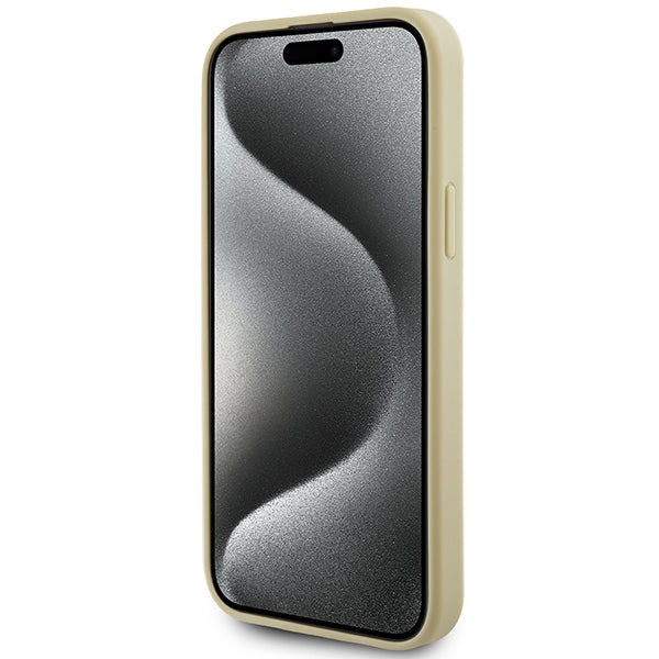 Guess GUHCP15MPS4DGPD iPhone 15 Plus 6.7" gold/gold hardcase Strass Metal Logo