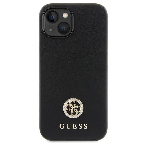 Guess GUHCP15MPS4DGPK iPhone 15 Plus 6.7" black/black hardcase Strass Metal Logo