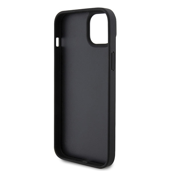 Guess GUHCP15SP4TDSCPK iPhone 15 6.1" black/black hardcase Crossbody 4G Metal Logo
