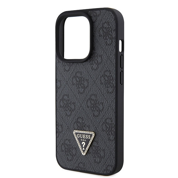 Guess GUHCP15XP4TDSCPK iPhone 15 Pro Max 6.7" black/black hardcase Crossbody 4G Metal Logo