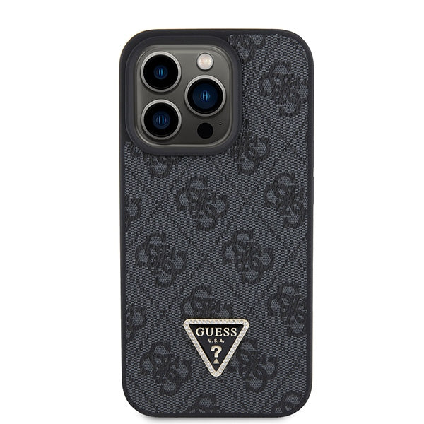 Guess GUHCP15XP4TDSCPK iPhone 15 Pro Max 6.7" black/black hardcase Crossbody 4G Metal Logo