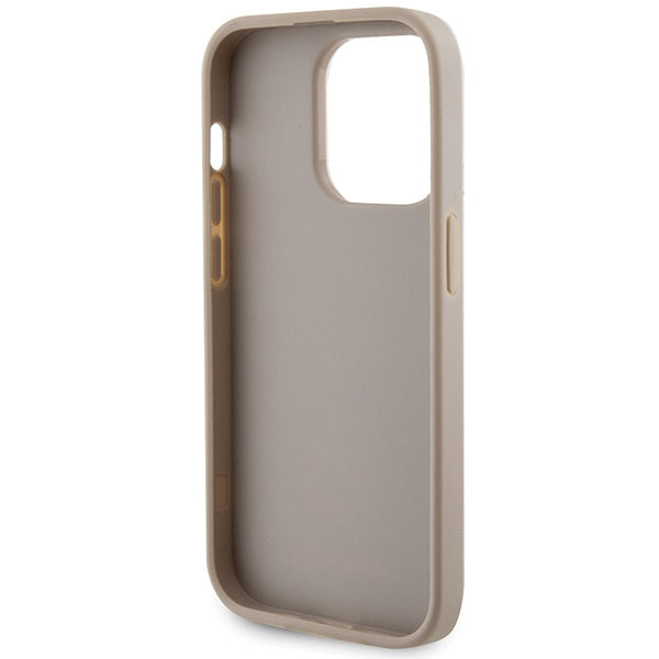 Guess GUHCP15LPS4DGPD iPhone 15 Pro 6.1" gold/gold hardcase Strass Metal Logo