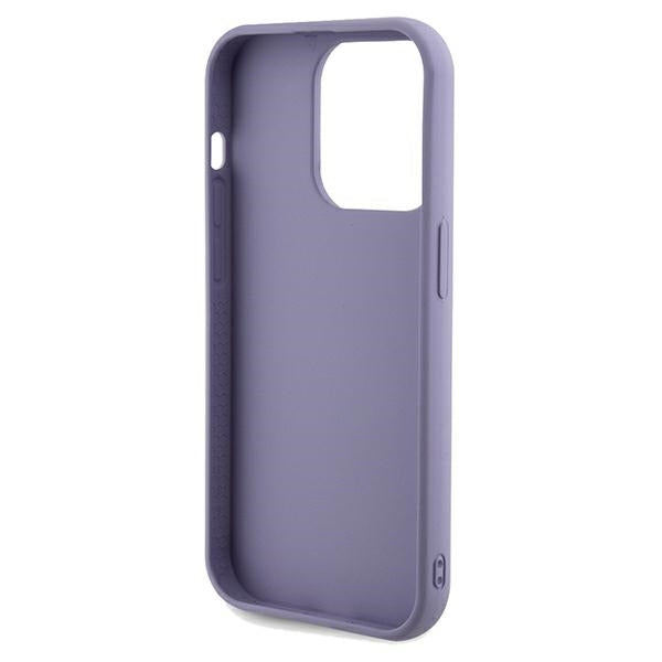 Guess Sequin Script Metal case for iPhone 13 Pro Max - purple