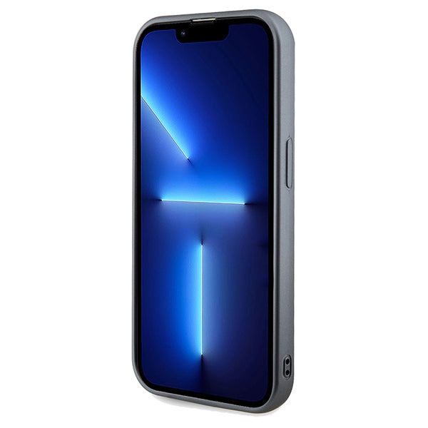 Guess Sequin Script Metal case for iPhone 14 Pro - silver