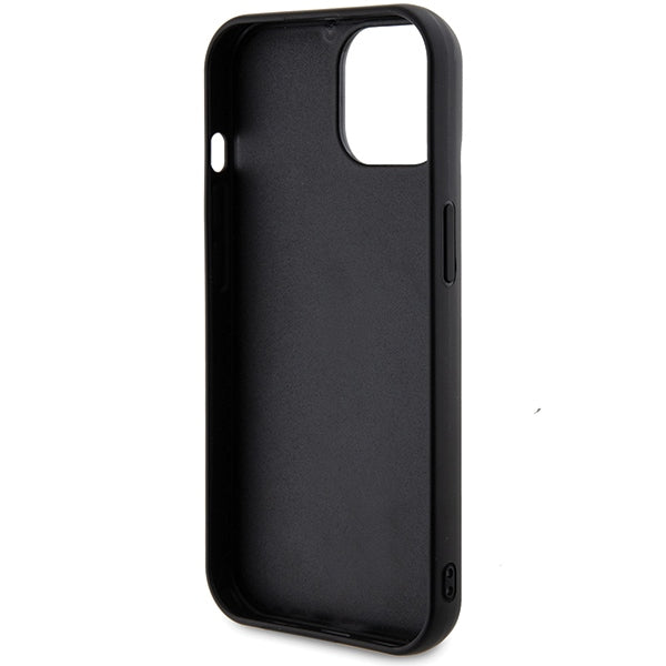 Guess Sequin Script Metal case for iPhone 14 / 15 / 13 - black